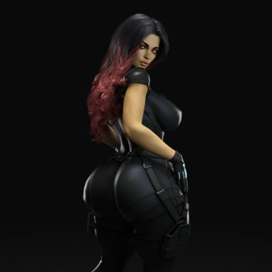 apex legends, respawn entertainment, loba, loba (apex legends), loba andrade, gm studios, arms crossed, arms crossed under breasts, ass, big ass, big breasts, bottom heavy, bubble ass, curvaceous, curvy