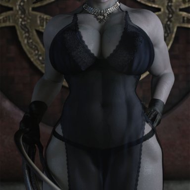 capcom, resident evil, resident evil 8: village, alcina dimitrescu, cga3d, erotichris, ass, athletic, athletic female, big ass, big breasts, big butt, black hair, breasts, bubble ass