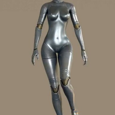 atomic heart, left (atomic heart), the twins (atomic heart), hydrafxx, breasts, robot girl, twin ballerina robots, walk cycle, walking, 3d, animated, blender, tagme, video