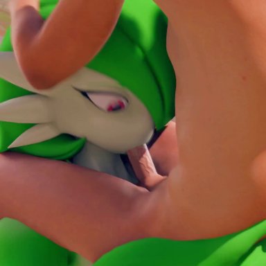 nintendo, pokemon, pokemon rse, gardevoir, pokemon (species), alyta3d, athletic female, blowjob, face fucking, fellatio, human, human penetrating, larger female, light-skinned male, oral