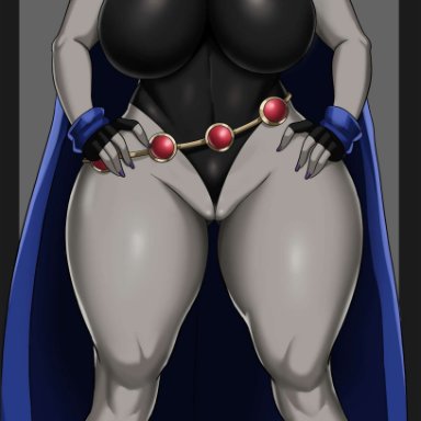 teen titans, rachel roth, raven, raven (dc), vn simp, 1girls, big breasts, boobs, boots, busty, cameltoe, clothing, female, female focus, female only
