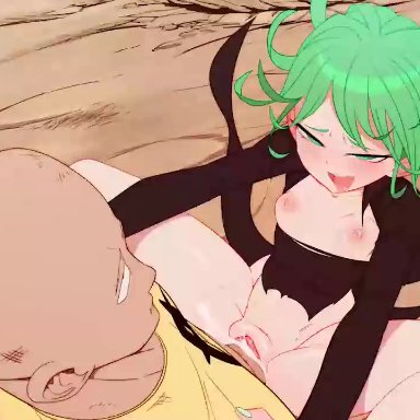 one-punch man, saitama, tatsumaki, masterploxy, mrploxy, 1boy, 1girls, anus, bald, blush, bouncing breasts, cum, cum in pussy, female, green eyes