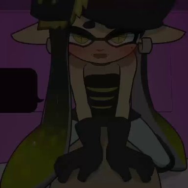 splatoon, splatoon 3, callie (splatoon), squid sisters, tukada, cum, tagme, video