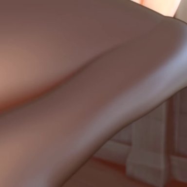 genshin impact, aether (genshin impact), mona (genshin impact), haruya3d, 1boy, 1girls, ahe gao, ass, balls, big ass, big penis, big thighs, black pantyhose, blush, busty