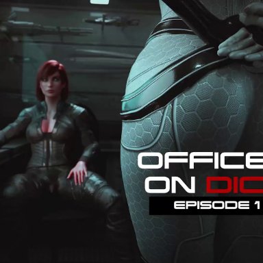 mass effect, mass effect 3, commander shepard, femshep, futashep, jack (mass effect), miranda lawson, anifancys, rikolo, big ass, big breasts, big penis, black hair, blowjob, breasts