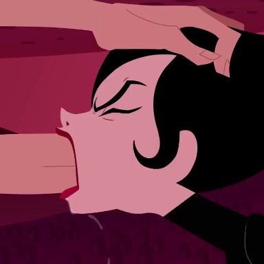 samurai jack, ashi, samurai jack (character), zone, 1boy, 1girls, canon couple, couple, cum, cum in mouth, deepthroat, facefuck, happy, happy sex, husband and wife