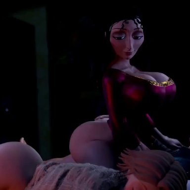 tangled, eugene fitzherbert, flynn rider, mother gothel, rapunzel, shadylewds, cheating, cheating boyfriend, cheating male, cowgirl position, cuckold, netorare, ntr, tagme, video