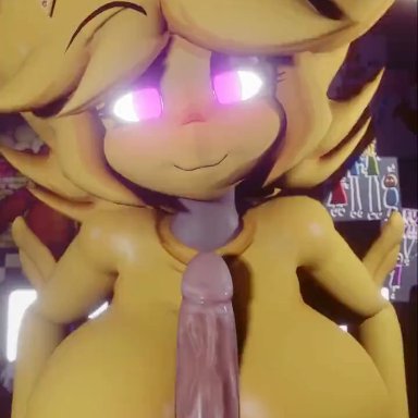 five nights at freddy's, fredina's nightclub, scottgames, chica (cally3d), chica (fnaf), wsuphapkun, animatronic, anthro, anthro focus, athletic female, avian, big breasts, bird, breast play, breasts