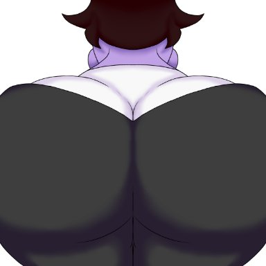 jaiden animations, jaidenanimations, youtube, jaiden, 1girls, ass cleavage, big ass, bottom heavy, brown hair, fat ass, huge ass, thick thighs, yoga pants, youtuber