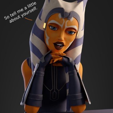 clone wars, lucasfilm, star wars, ahsoka tano, togruta, smitty34, 1girls, alien, alien girl, alien humanoid, athletic, athletic female, big breasts, breasts, busty