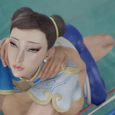 street fighter, street fighter 6, chun-li, x3d, asian, asian female, cfnm, clapping cheeks, clothed female nude male, clothed sex, cum inside, moaning, sex, 3d, animated