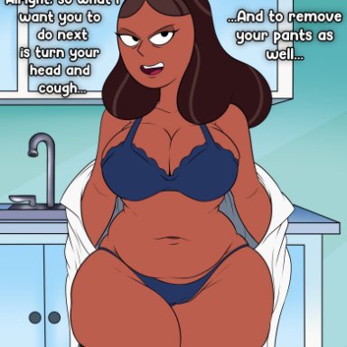 cartoon network, steven universe, priyanka maheswaran, teenagebratwurst, 1girls, big breasts, black hair, bra, busty, cleavage, dark-skinned female, dark skin, eyebrows, eyelashes, female