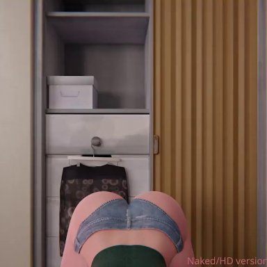big hero 6, overwatch, aunt cass, cass hamada, tracer, anianiboy, 1futa, aunt, belly, big breasts, bouncing ass, bouncing balls, bouncing breasts, bouncing testicles, brown hair