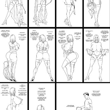 marvel, emma frost, pegasus (artist), ass expansion, bimbo, bimbo lips, bimbofication, brain drain, brainwashing, breast expansion, cock worship, degradation, drooling, fur trim, high heels