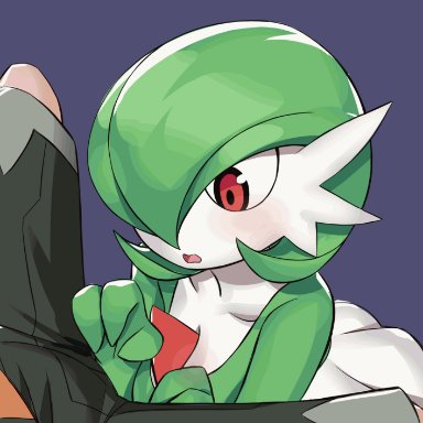 pokemon, pokemon oras, pokemon rse, brendan (pokemon), gardevoir, self empl0yed, 1boy, 1girls, blowjob, cum, cum in mouth, cum in throat, deep blowjob, deepthroat, fellatio