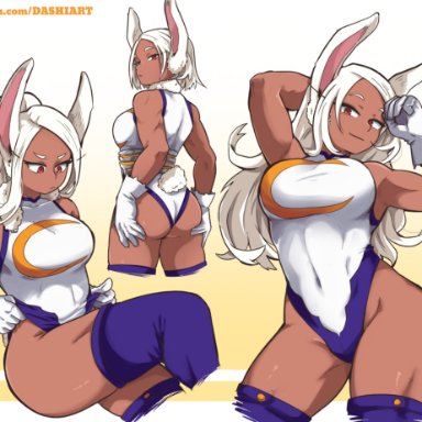 my hero academia, miruko, dashi art, 1girls, safe for work