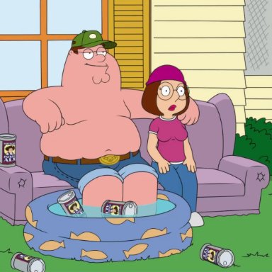 family guy, meg griffin, peter griffin, sfan, 1boy, 1girls, blowjob, creampie, cum in pussy, cum inside, father and daughter, fellatio, incest, outdoors, outside