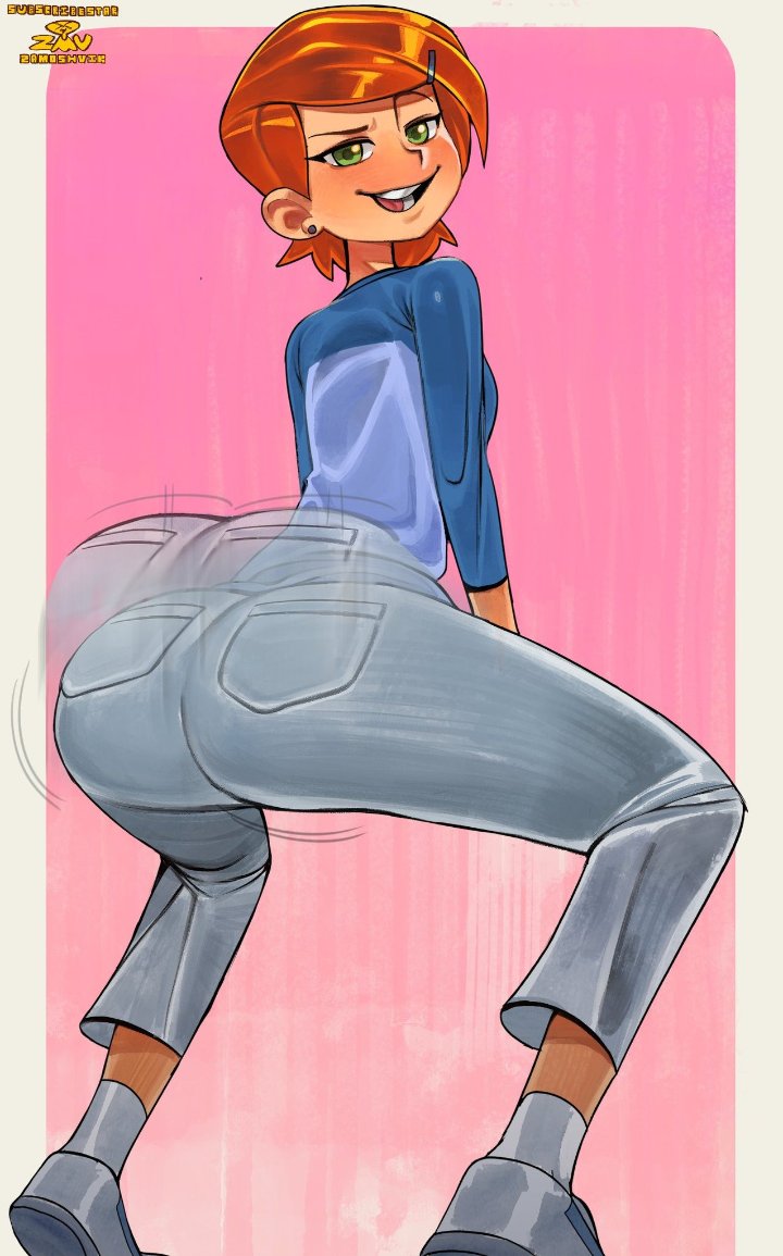 Rule 34 XYZ / ben 10, cartoon network, gwen tennyson, zamoshvik, 1girls