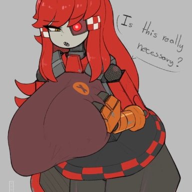 team fortress 2, valve, mimi sentry, sentry (team fortress 2), josebonn, animate inanimate, big breasts, female, female focus, skirt, thick thighs, dialogue, edit, tagme