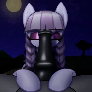 my little pony, inky rose (mlp), t.f.a.n.c.s., 1boy, 1girls, cum, cum in mouth, cum in throat, cum inside, deepthroat, face fucking, forced deepthroat, hand on head, horsecock, huge cock