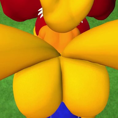 sonic (series), sonic the hedgehog (series), knuckles the echidna, sonic the hedgehog, tails, thordersfm, anal, animated, anthro, big ass, big balls, big penis, blowjob, canid, canine