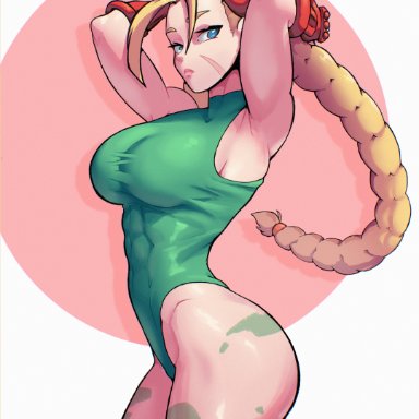 capcom, street fighter, street fighter 6, street fighter v, cammy white, brad nsfw, 1girls, ass, beret, blonde hair, blue eyes, breasts, camouflage, female, female only