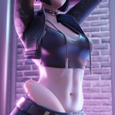 dc, dc comics, teen titans, raven, raven (dc), chainsmoker, 1futa, big breasts, big penis, clothed, clothing, erection, fully clothed, futa only, futanari