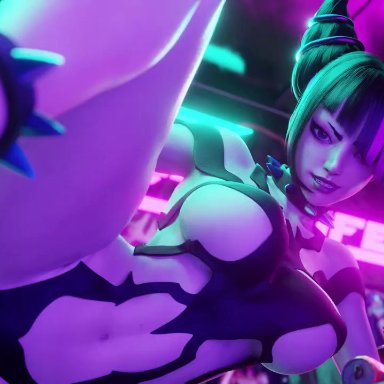 street fighter, juri han, axcellsfm, animated, blender, sound, tagme, video