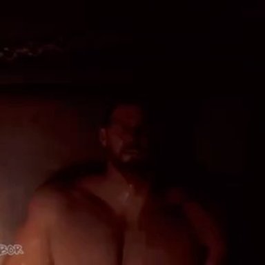 resident evil, chris redfield, mr x, tyrant, average neighbor, 2boys, abs, anal, anal fingering, anal sex, ass, ball size difference, begging, begging for cum, begging for more