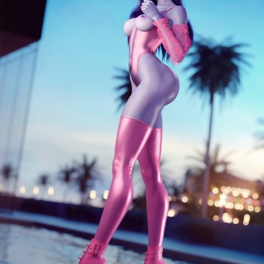 activision, blizzard entertainment, overwatch, overwatch 2, amelie lacroix, widowmaker, noahgraphicz, 1girls, ass, assassin, athletic, athletic female, big ass, big breasts, blue-skinned female