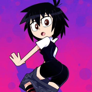 spider-man (series), peni parker, miscon, doggy style, alternate version available, tagme