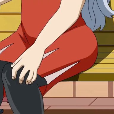 my hero academia, eri (my hero academia), vampiranhya (artist), 1girls, aged up, ass, ass clapping, ass focus, being recorded, big ass, boots, bouncing ass, camera view, chest, clapping cheeks