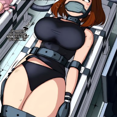 boku no hero academia, my hero academia, ochako uraraka, uraraka ochako, rebake-1453, big breasts, bondage, breasts, gag, gagged, large breasts, restrained, restraints, tied, tied up