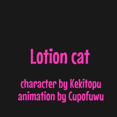 anonymous male, lotion cat, cupofuwu, kekitopu, cum on face, feline, female, feral, feral on human, goo, goo creature, licking cum, lotion, open mouth, pawjob