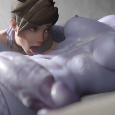 blizzard entertainment, overwatch, amelie lacroix, lena oxton, tracer, widowmaker, nyl2, 1futa, 1girls, after orgasm, areolae, armwear, balls, belly button, big balls