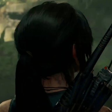 tomb raider, tomb raider (survivor), lara croft, lara croft (survivor), kawaiidetectiveenthusiast, lerico213, 1animal, 1boy, 1girls, ambiguous penetration, bestiality, bite, boots, clothed, clothed sex