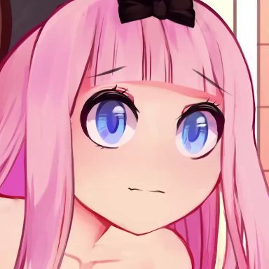 fujiwara chika, sunsetniva, big breasts, blue eyes, dark-skinned male, doggy style, pink hair, animated, english voice acting, mp4, sound, tagme, video, voice acted