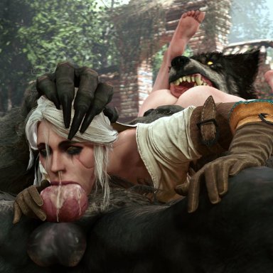 the witcher (series), the witcher 3: wild hunt, ciri, the vice art, werewolf