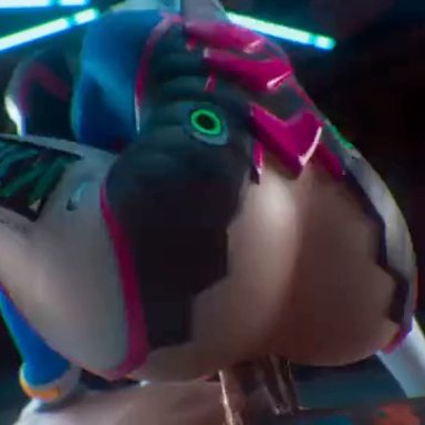 overwatch, d.va, gribabos, cowgirl position, gibrababos, 3d, animated, no sound, tagme, video