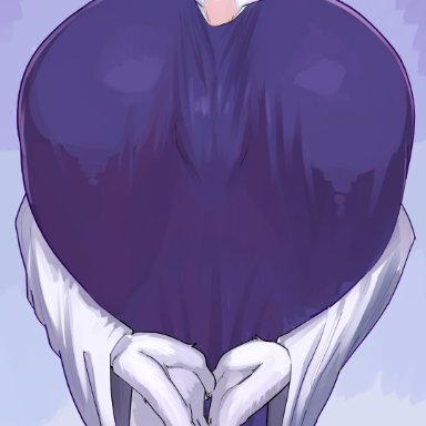 undertale, toriel, desertkaiju, anthro, background, bent over, big ass, big butt, butt, butt focus, clothed, female, furry, goat, hearts