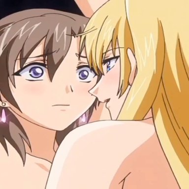 inda no himekishi jeanne, celine grenoble, jeanne grenoble, 1futa, 1girls, age difference, ass, blonde hair, cum, cum in pussy, cum in uterus, cum inside, daughter, female, futa focus