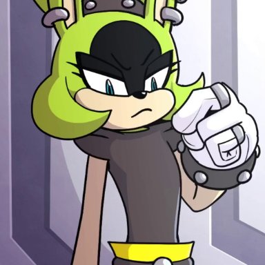 idw comics, idw publishing, sega, sonic (series), sonic the hedgehog (comics), sonic the hedgehog (idw), sonic the hedgehog (series), mobian (species), surge the tenrec, luzhen, sachasketchy, 1girls, anthro, ass, ass expansion