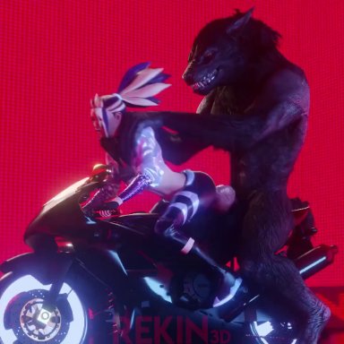 akali, k/da all out akali, comandorekin, rekin3d, knot, motorcycle, ponytail, sex, sex on motorcycle, werewolf, 3d, animated, background music, longer than 30 seconds, mp4