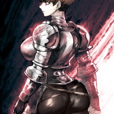 fear and hunger, d'arce, thegoldensmurf, 1girls, armor, ass, ass bigger than head, backshots, big ass, big breasts, breasts, dat ass, female, female focus, female knight