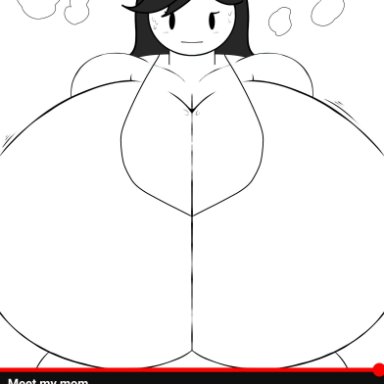 jaiden animations, jaidenanimations, youtube, jaidens mom, videogamedunky, big breasts, breast, breasts, text, youtubers