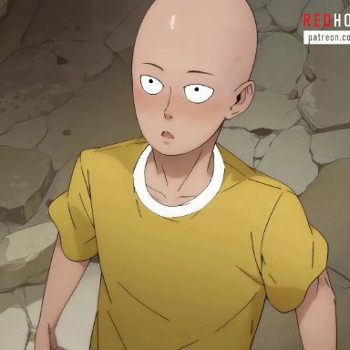 one-punch man, saitama, tatsumaki, redhornyhead, bald, female domination, femdom, panties, sex, super powers, animated, anime, tagme, video