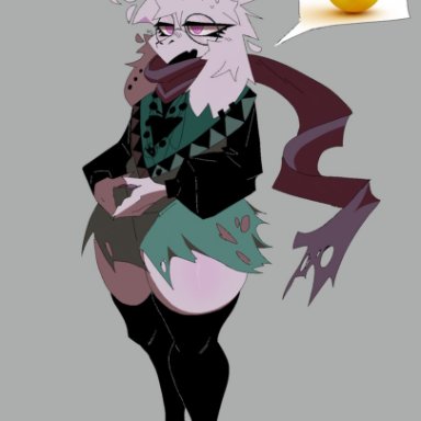 deltarune, deltarune chapter 2, undertale (series), nerd emoji, ralsei, xexeezy, anthro, ass, big thighs, clothed, clothing, fat ass, femboy, glasses, horn