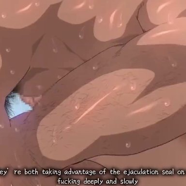 naruto (series), naruto shippuuden, inuzuka kiba, uzumaki naruto, danzi engine, shiba yuuji, 2boys, abs, anal, anal grip, anal sex, armpit hair, biceps, blush, bodily fluids