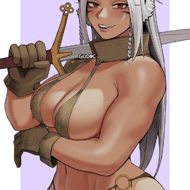 my hero academia, miruko, rumi usagiyama, gud0c, big breasts, looking at viewer, tagme