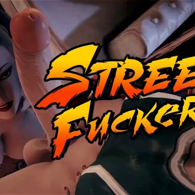 capcom, final fantasy vii remake, square enix, street fighter, street fighter 6, cammy white, chun-li, jessie rasberry, juri han, scarlet (ffvii), tifa lockhart, anifancys, blackjr, big breasts, big penis